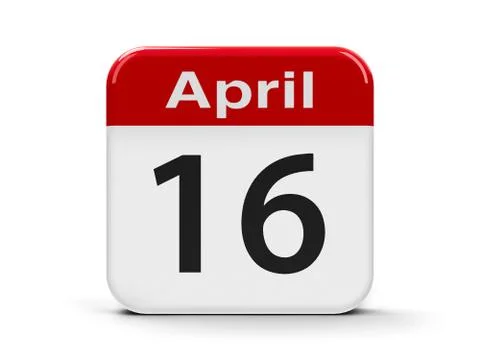 16th April Stock Illustration