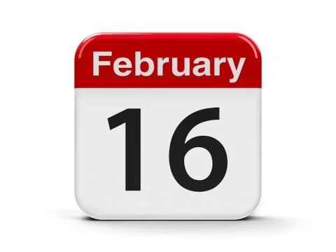 16th February Stock Illustration