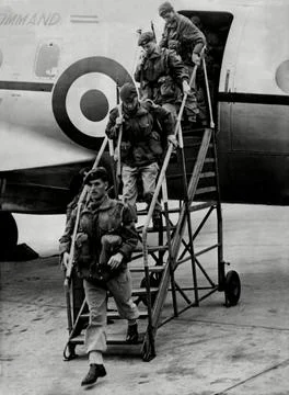 16th Parachute Brigade Troops Return From Jordan Stock Photos
