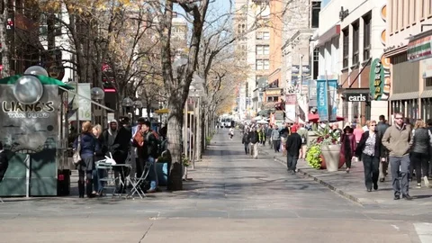 16th St. Mall Stock Footage 79900482