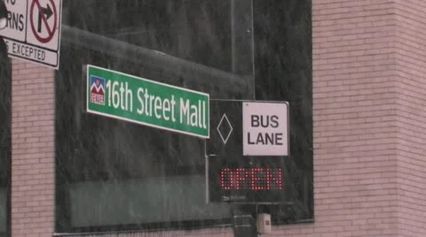 16th Street Blizzard Stock-Footage 21658083
