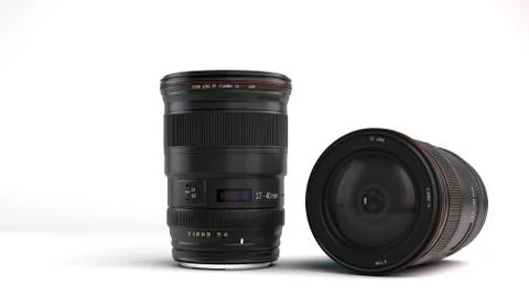 17-40 mm camera lens Stock Illustration