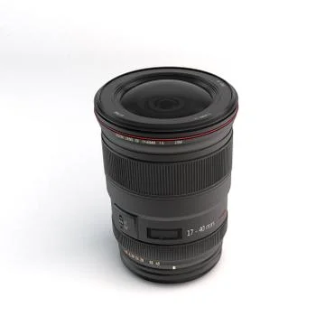 17-40 mm camera lens Stock Illustration