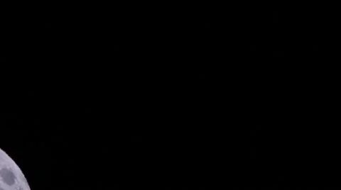17 852 Fast Moon Traverse Stock Footage 8646678