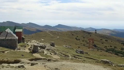 17 August 2018 Walking On The Mountains Trails Near Babele Bucegi Mountains Stock Footage 102377138