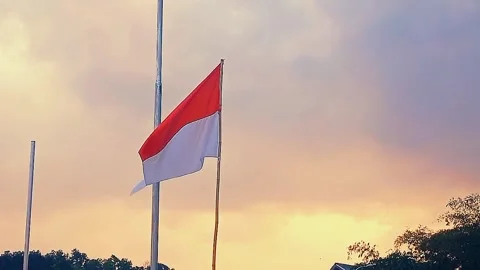 17 August, Glorious Independence Day of the Republic of Indonesia Stock Footage 281179476
