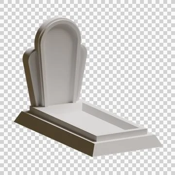 17 Halloween Grave With 3D Render Element Stock Illustration