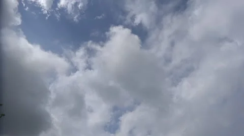 17 second sequence of clouds rolling overhead Stock Footage 49469726