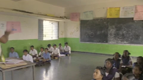 17. Students listening Tamil Class Stock-Footage 149097878