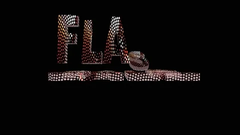 17 Text Animation with Moving Light Flash Sale 库存影片 130583985