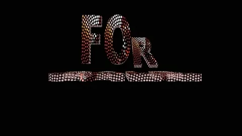 17 Text Animation with Moving Light For Sale 库存影片 130584155