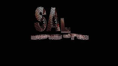 17 Text Animation with Moving Light Sale 50 Vidéo 130584452