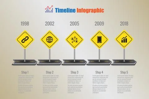 170306 CreativeTimeLineInfographics 08 Stockillustratie