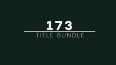 173 Minimal Titles Stock After Effects