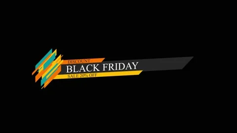 177 Animation Text Motion Graphics Black Friday Sales 20 库存影片 233331169