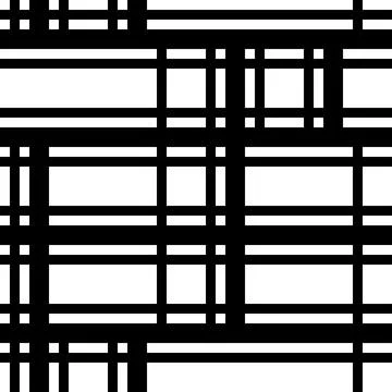 1796 Seamless pattern with black bands イラスト素材