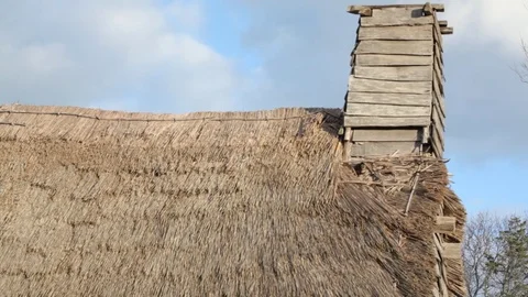 17th Century cottage Stock Footage 73744736