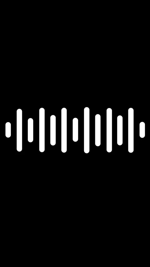 18. Clean Audio Spectrum Visualization AI Input Style Simple Line Motion Gra Stock Footage 314276066