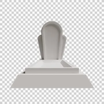 18 Halloween Grave With 3D Render Element Illustrazione stock