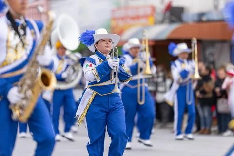 18 of March Parade Foto stock