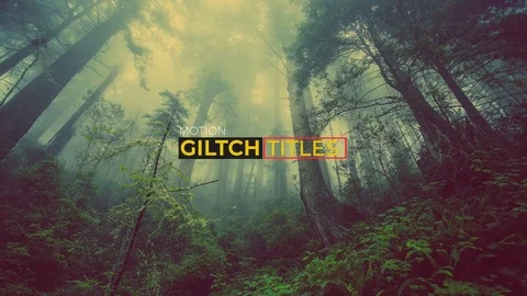 18 Motion Glitch Titles Stock After Effects
