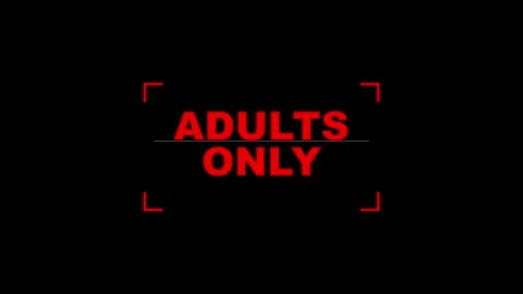 18+ Not Allowed Sign indicating age restriction and adult content prohibition Stock Footage 346527842