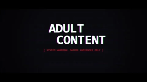 18+ Not Allowed Sign mature audiences only system warning with adult content Stock Footage 345372901