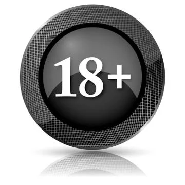 18 plus icon 스톡 일러스트