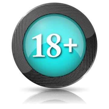 18 plus icon Stock-Illustration