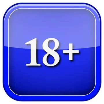 18 plus icon Stock-Illustration