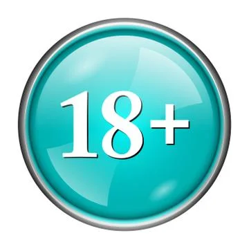 18 plus icon Stock Illustration