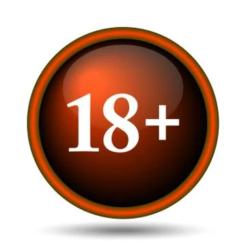 18 plus icon 스톡 일러스트