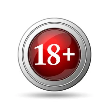 18 plus icon 스톡 일러스트