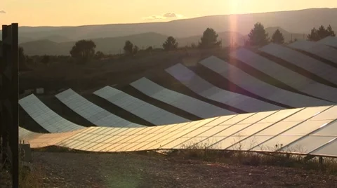 18. Solar Power Panels Stock Footage 8680111