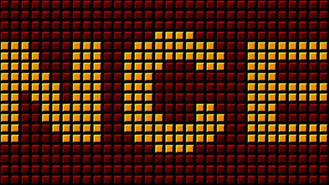 18 Text Animation with Graphics Led Panel Movement Clearance Sale Vidéo 130744252