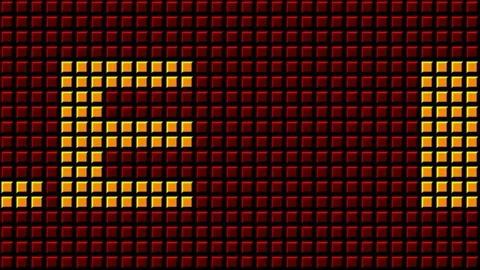 18 Text Animation with Graphics Led Panel Movement Flash Sale 库存影片 130744800