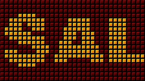 18 Text Animation with Graphics Led Panel Movement Sale 50 Off 库存影片 130744986