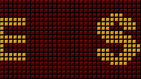 18 Text Animation with Graphics Led Panel Movement Super Sale 库存影片 130745076