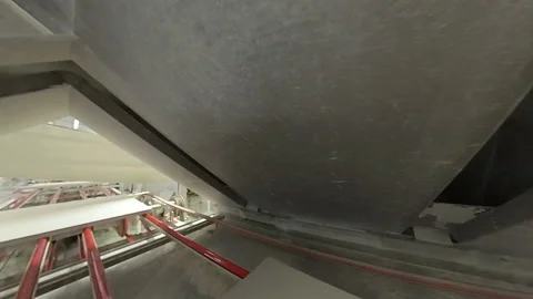 180 Pan Ceramic Tiles Moving on Conveyer Line in a Factory Stock Footage 167129558