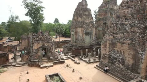 180º Pan from front of Pre Rup Stock Footage 12440415