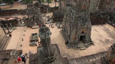 180º Pan from top of Pre Rup Video stock 12437049