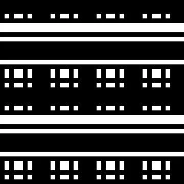 1849 Seamless pattern with horizontal black lines Stock Illustration