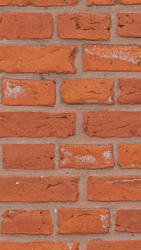 184_Red brick wall texture pattern.mp4 Stock Footage 347072621