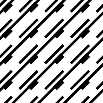 1851 Seamless pattern with horizontal black lines Stock Illustration
