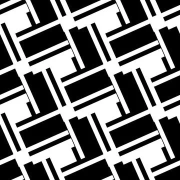 1872 Seamless pattern with oblique black bands 스톡 일러스트