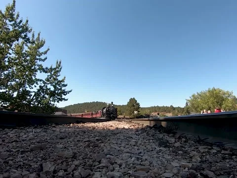 1880 Steam Train 库存影片 165167765