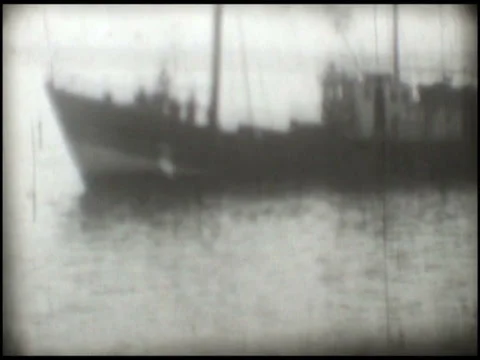 1889 Old boat Stock Footage 35537989