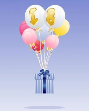 18th birthday Stock Illustration