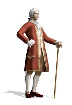 18th Century Man Stock Illustration