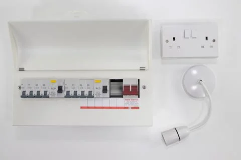 18th edition consumer unit Stock Photos